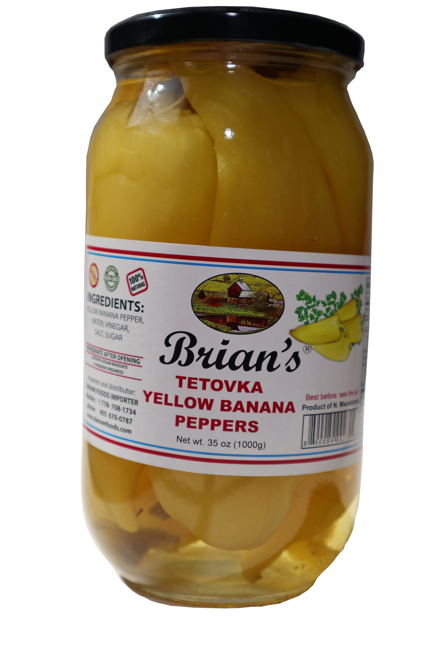 Brian's Tetovka Yellow Banana Peppers