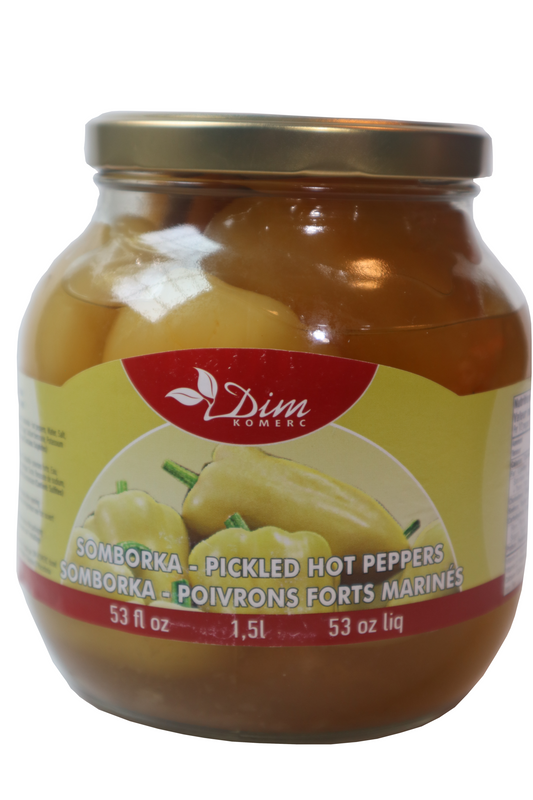 Dim Komerc Somborka Pickled Hot Peppers