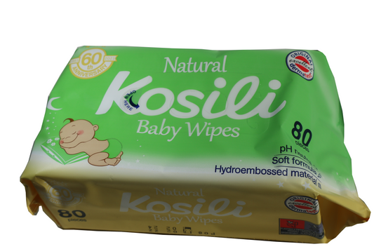 Kosili Baby Wipes Natural