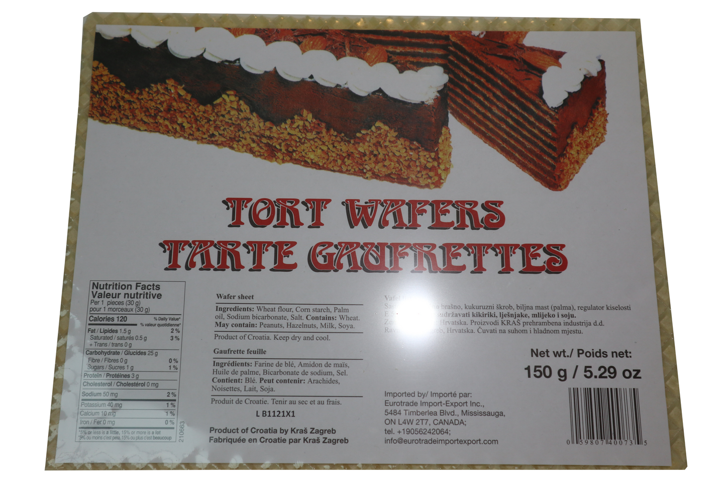 Kras Tort Wafers