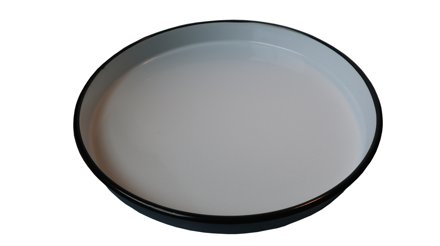 Tepsija (plitka) - Enamel Shallow Baking Tray - 32cm